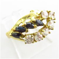 Anello Damiata Gioielli Donna in Oro giallo Zircone 740/102-D199 - 740/102-D199